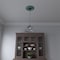 Ekena Millwork Baltimore PVC Medallion (Canopies up to 5 1/4"), 13"OD x 3 1/2"ID x 3/4"P, Metallic Sea Mist CMP13BAFSM - alternate 7